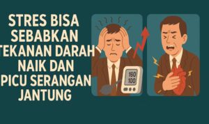 Waspada! Stres Bisa Sebabkan Tekanan Darah Naik dan Picu Serangan Jantung