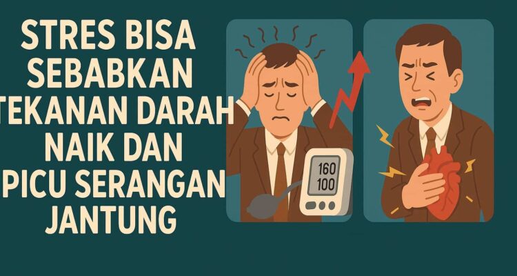 Waspada! Stres Bisa Sebabkan Tekanan Darah Naik dan Picu Serangan Jantung