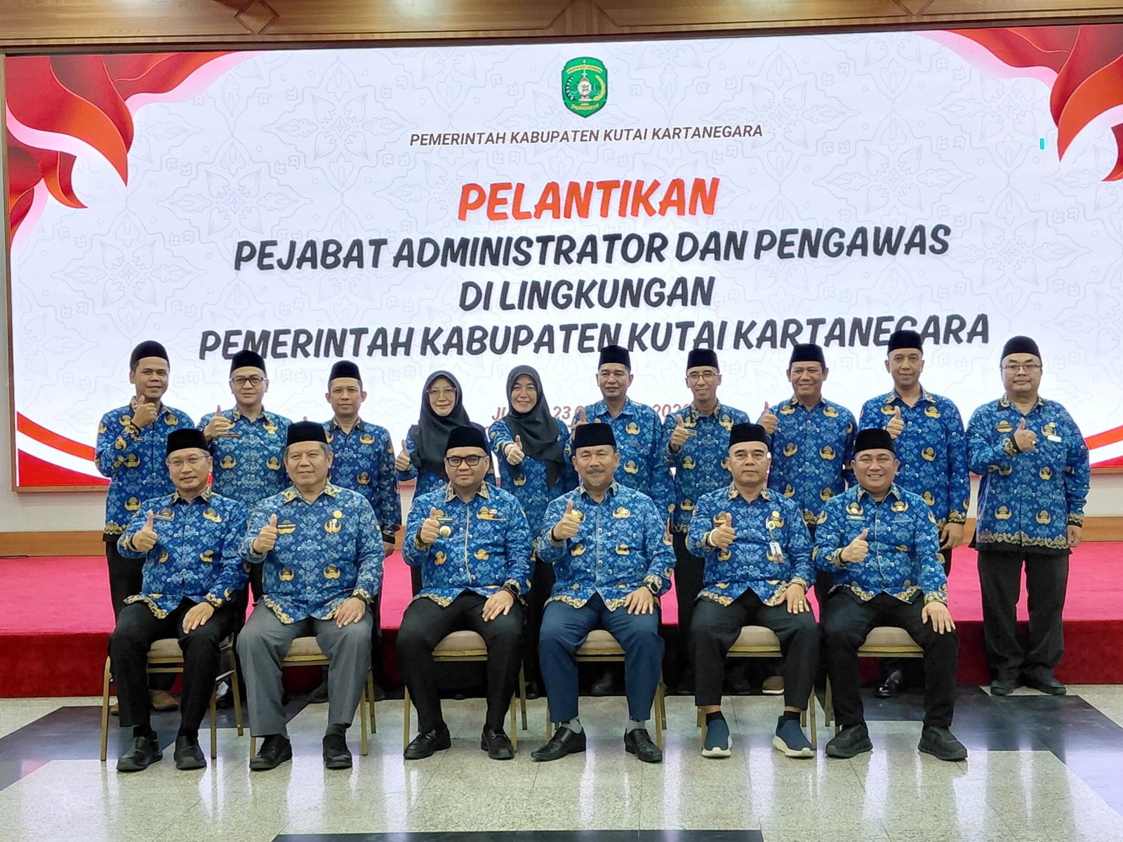 Lantik 11 Pejabat Kukar